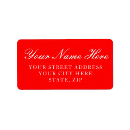 Adesivos de Etiqueta de Endereço Personalizados Ve