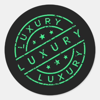 Adesivos de etiqueta de luxo