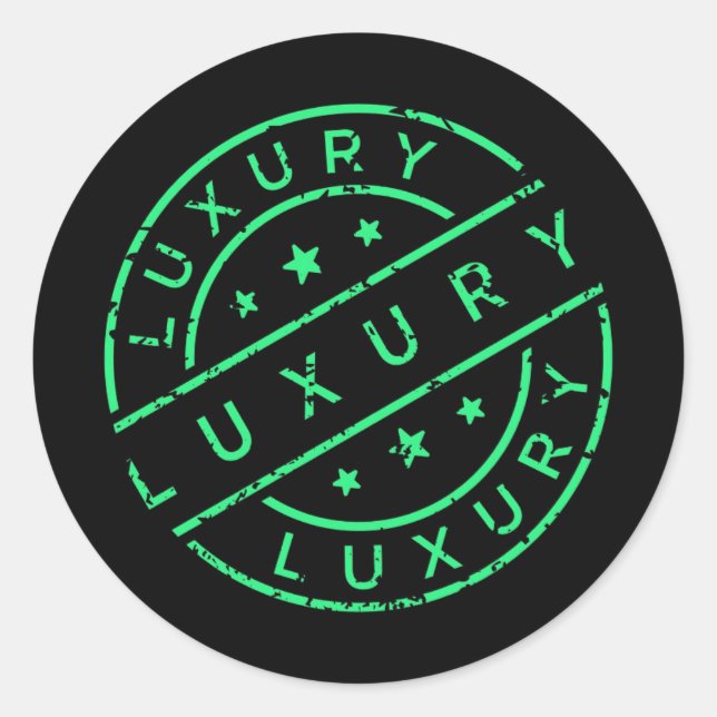 Adesivos de etiqueta de luxo (Frente)