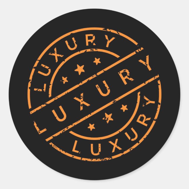 Adesivos de etiqueta de luxo (Frente)