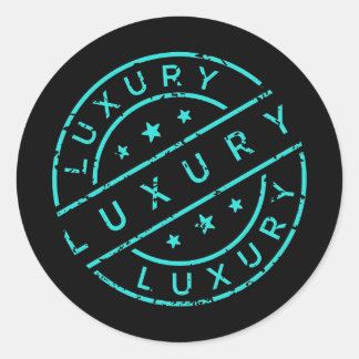 Adesivos de etiqueta de luxo