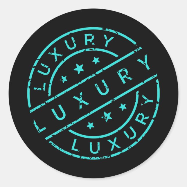 Adesivos de etiqueta de luxo (Frente)