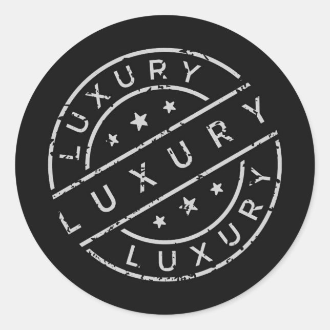 Adesivos de etiqueta de luxo (Frente)