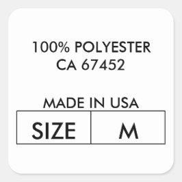 Adesivos de Etiqueta de Pescoço de Roupas Design