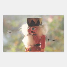 adesivos de etiqueta de presente de nutcracker
