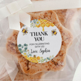 Adesivos de Etiquetas de Abelha Aniversário Chá de