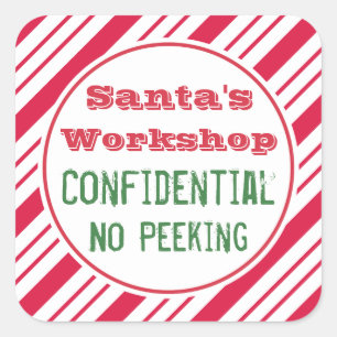 Adesivos de Etiquetas de Presente da Oficina do Pa