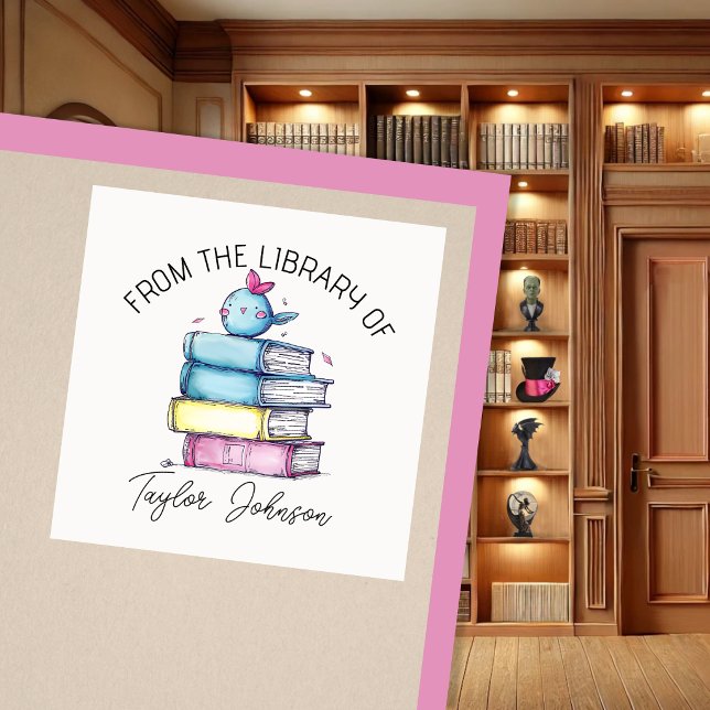 Adesivos de Ex-Libris Personalizados com Nome | Li (Criador carregado)