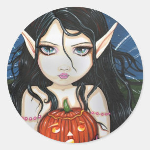 Adesivos de Fada de Halloween Gótica por Molly Har