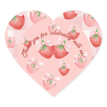 Adesivos de Favor Agradecimento Berry Sweet | Mora