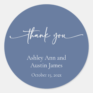 Adesivos de Favor de Casamento Agradecimento Perso