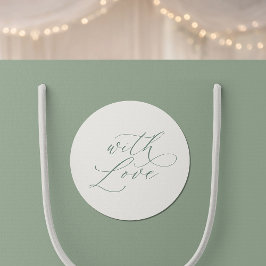 Adesivos de Favor de Casamento Com Amor