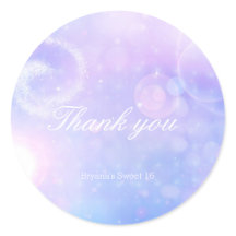 Adesivos de Favor de Festa de Aniversário Luzes Es