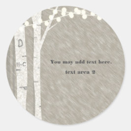 Adesivos de Favor de Luzes de String de Árvore de 