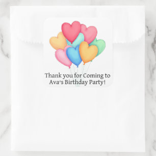 Adesivos de favor personalizados festa infantil