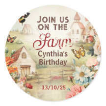 Adesivos de Fazenda Chic Country