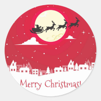 adesivos de feliz ano novo de natal alegres