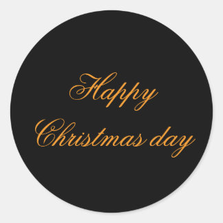 Adesivos de feliz dia de Natal