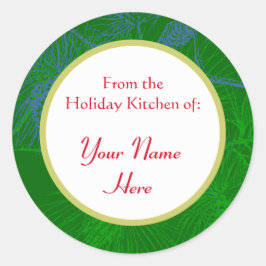 Adesivos de Feriado Personalizado de Pecone