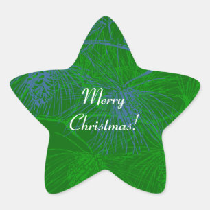 Adesivos de Feriados Personalizados de Fundo Pinec