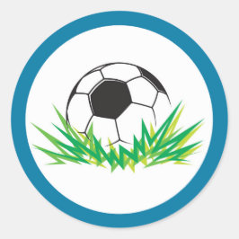 Adesivos de Festa de Aniversário de Futebol de Men