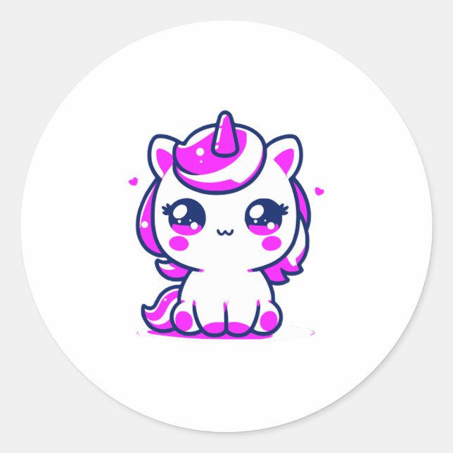 Adesivos de Festa de Aniversário de Meninas de Uni (Frente)