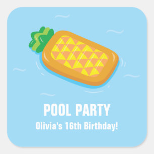 Adesivos de Festa de Aniversário do Conjunto de Fl