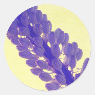 Adesivos de Flor de Verão Roxa