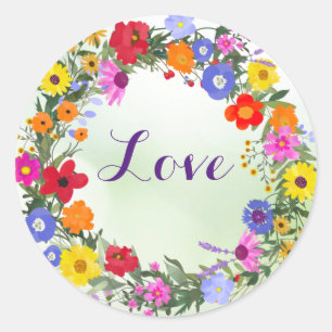 Adesivos de Flores de Amor