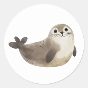 Adesivos de Foca Fofos
