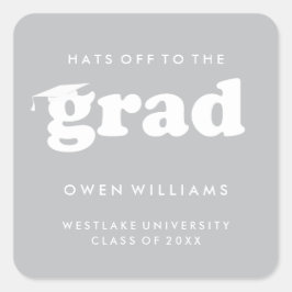 ADESIVOS DE FORMATURA CHAPÉUS RETRÔ PARA O GRAD