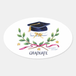 Adesivos de Formatura Emblema da Vitória