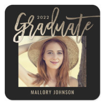 Adesivos de Formatura Glimmer EDITÁVEIS