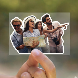 Adesivos de Foto com Logotipo de Negócios Personal