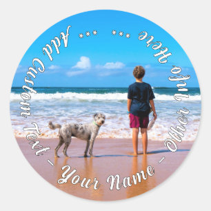 Adesivos de Foto Personalizados do Seu Animal com