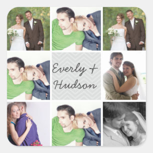 Adesivos de Fotos de Casamento