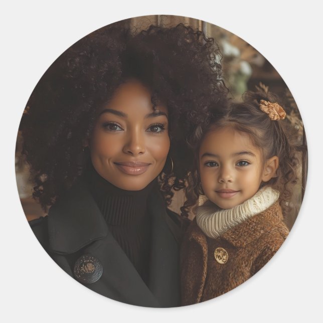 Adesivos de fotos personalizados (Frente)