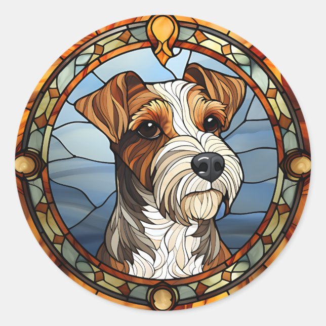 Adesivos de Fox Terrier (Frente)