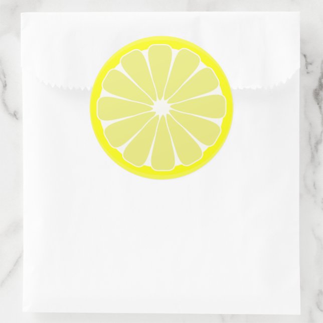 Adesivos de Fruta Limão (Bolsa)