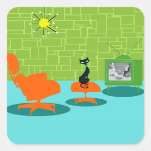 Adesivos de Gatinho com idade do espaço retrorrefl