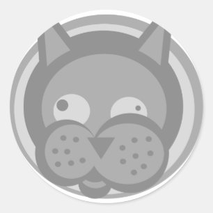 Adesivos de Gatos Estranhos