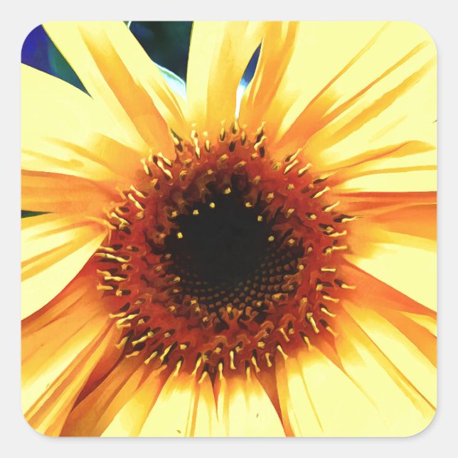 Adesivos de girassol (Frente)