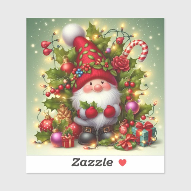 Adesivos de gnomo (Folha)