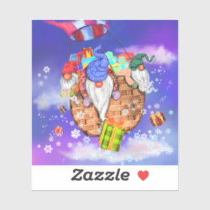 Adesivos de Gnomos de Natal