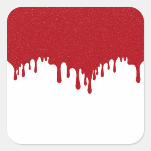 Adesivos de gotejamento vermelho de tomate persona