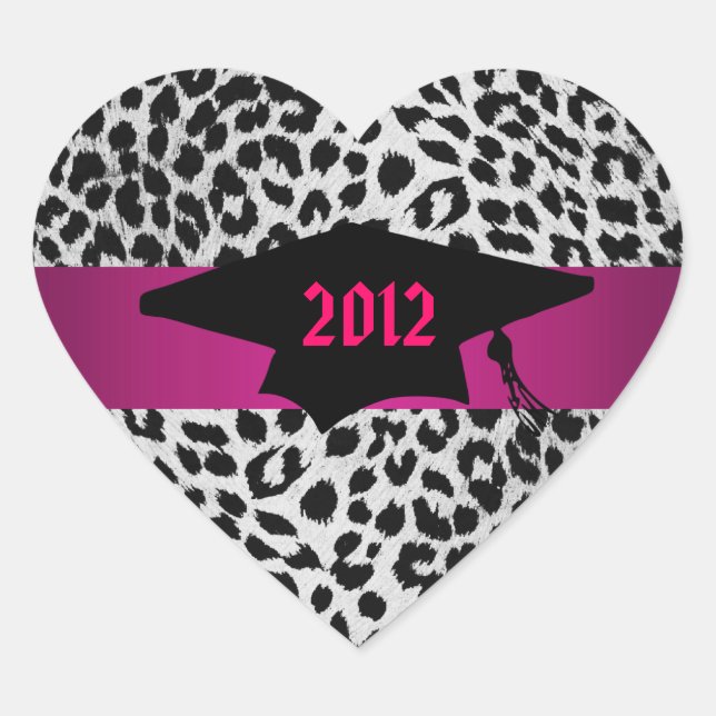 adesivos de graduação cheetah (Frente)