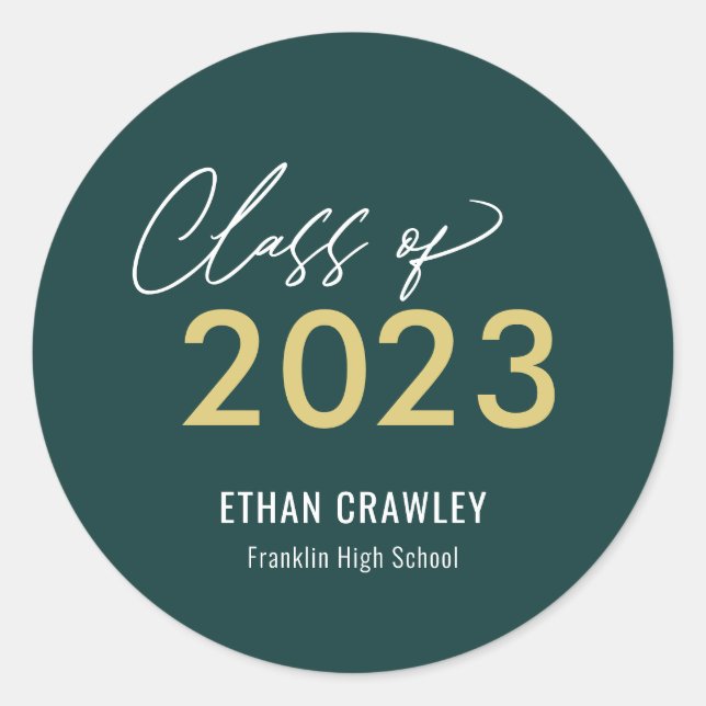 Adesivos de Graduação de Cores Editáveis por Galer (Frente)