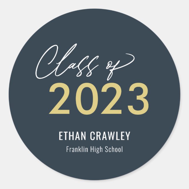 Adesivos de Graduação de Cores Editáveis por Galer (Frente)