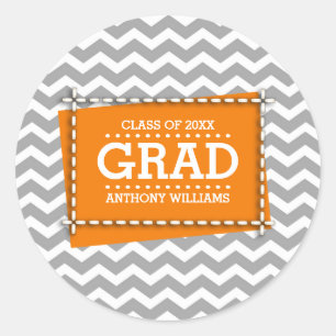 Adesivos de graduação personalizados do padrão de