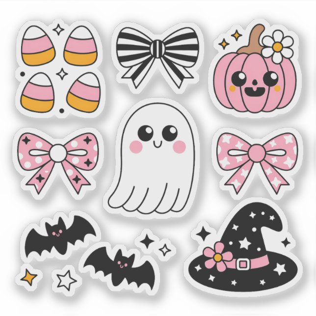 Adesivos de Halloween (Frente)